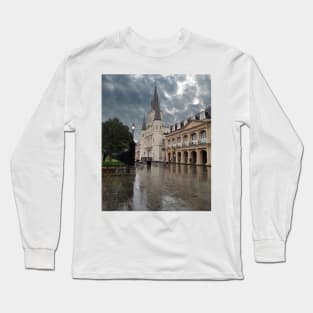 St Louis Cathedral on a Rainy Day Long Sleeve T-Shirt